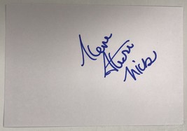 Stevie Nicks Autographed Signed 4x6 Index Card - COA Card - £46.90 GBP