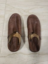 Moroccan Handmade Leather Men Slippers, Babouche Dark Brown, Ships From U.S. - £35.84 GBP