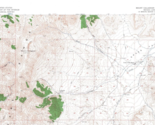 Mount Callaghan Quadrangle, Nevada 1956 Topo Map USGS 15 Minute Topographic - $21.99
