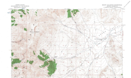 Mount Callaghan Quadrangle, Nevada 1956 Topo Map USGS 15 Minute Topographic - £17.29 GBP