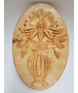 Handmade Carved Sunflower Flower Wall Art Decor - $557.25 MXN