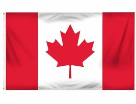 2x3 Canada Flag High Quality 100% Polyester Canada Day Grommets Banner NEW - £5.76 GBP