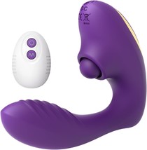 Clitoral &amp; G Spot Vibrator Remote 10 Tapping Pulse &amp; 10 Vibration Modes ... - $38.59