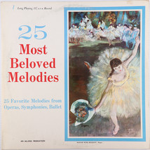 Various – 25 Most Beloved Melodies 1967 Mono Blue Label Vinyl LP All Disc – BMN - £2.08 GBP