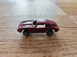 Vintage Tootsietoy Chevy Corvette Sting Ray Metal Toy Car, Purple/Red - $9.49