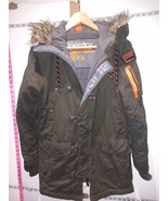 Superdry The Microfibre PARKA jacket  womens SIZE XS Express SHIPPING - £44.90 GBP