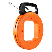 VEVOR Fish Tape, 120ft, 1/8", Steel Wire Puller with Optimized Housing &amp;... - $26.99