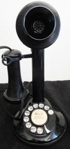 Automatic Electric Black Candlestick Rotary Dial Telephone Circa 1915 #1 - £231.43 GBP