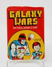 Galaxy Wars Tattoos &amp; Bubble Gum Sealed Wax Pack - $47.02 MXN
