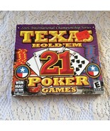 Texas Hold &#39;Em Poker Jewel Case  Windows/Mac  2004 - £8.68 GBP