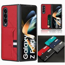 For Samsung Galaxy Z Fold 4 5G Leather Flip Wallet hard back Case Cover - £62.14 GBP