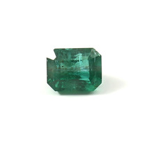 Natural Zambian Emerald Octagon Shape Faceted Cut Gemstone For Jewelry Making - $46.99