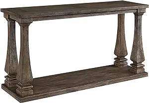 Signature Design by Ashley Mallacar Vintage Sofa Console Table, Weathere... - £463.16 GBP