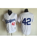 Dodgers #42 Jackie Robinson Jersey Old Style Uniform White - $45.00