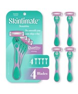 Skintimate Quattro Sensitive Disposable Razors 4 Blade 4 Pack - $19.20 CAD