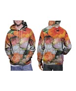 Flowers Pattern    Men&#39;s Full-Print Sublimation Zipper Hoodie - $46.47 CAD