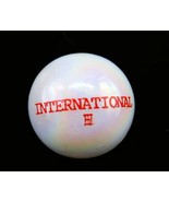 Vtg International Harvester Farm Equip. Shooter Marble Red &amp; White Iride... - €17,15 EUR