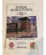 Vintage The World Of Coca Cola Map Atlanta Olympic City Box3 - $7.91