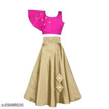Kids Lehenga Choli Traditonal Women Girl Party Wear Dress Traditional NEW8 - £18.53 GBP
