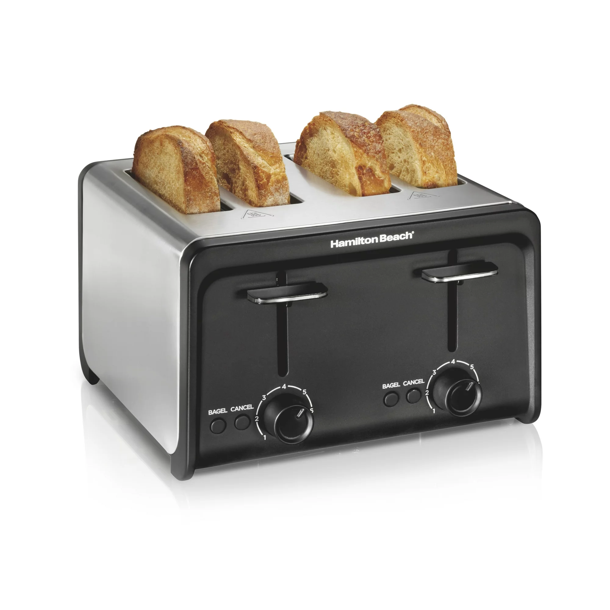 Hamilton Beach Contemporary 4 Slice Toaster, Wide Slots, Bagel Function,... - £75.58 GBP