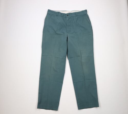 Primary image for Vintage 70s Big Mac Mens 36x30 Distressed Mechanic Work Wide Leg Pants Green USA