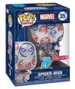 Funko POP Art Series Marvel Spider-Man &amp; Hard Plastic Case #35 Packing o... - £14.97 GBP