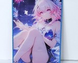 Changli Blue Glitter Waifu Card Anime Girl Wall Art Oversized Board A5 - $22.76