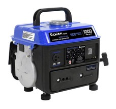 Portable 2- Stroke Air-Cooled Emergency Gasoline Powered Generator 1000W Outdoor - £180.59 GBP