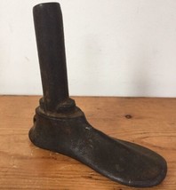 Vtg Antique Cast Iron Metal Cobbler Shoe Making Form Molds Anvil Repair ... - £47.18 GBP