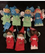 2019 Lot Of 7 Christmas Holiday Fairy Elf Ornaments Wondershop Target NEW - $481.67 MXN