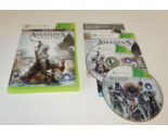 XBOX 360 Assasin&#39;s Creed III 2 Disc Video Game NTSC GameStop Edition - $14.68