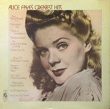 Alice Faye - Alice Faye&#39;s Greatest Hits (LP) (VG+) - $6.29