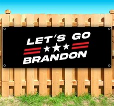 BUY1 GET1 Free Item Lets Go Brandon Advertising Vinyl Banner Trump Biden Funny - £32.27 GBP+