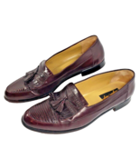 MIGUEL ANGEL, MADE IN SPAIN,  MENS 11.5 B, BROWN GEN LIZARD LOAFER SHOES... - $93.33 MXN