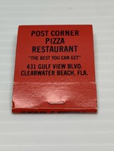 Vintage Matchbook Cover Post Corner Pizza Restaurant Clearwater BeachUnstruck KG - $12.38