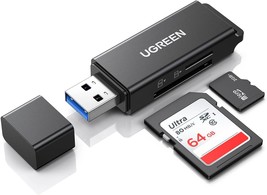 SD Card Reader Portable USB 3.0 Dual Slot Flash Memory Card Adapter Hub for TF S - £24.95 GBP