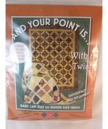Crooked Nickel Quilt Designs And Your Point Is Baby &amp; Lap &amp; Queen Size Q... - $12.34 CAD