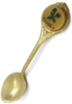 Vintage Alaska Spoon Souvenir Collector Brass Plated - £19.60 GBP