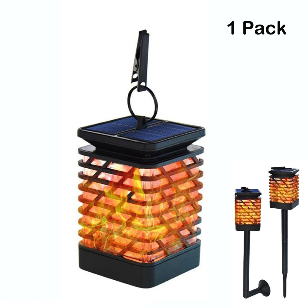 Solar Lantern Outdoor Hanging Solar Lights, 12LED Flickering Flameless Lights Ga - £181.42 GBP
