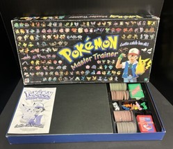 Pokemon Master Trainer Board Game Milton Bradley Hasbro 100% Complete 1999 - £149.44 GBP
