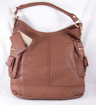 Linea Pelle Dylan Shoulder Bag BROWN - £250.95 GBP