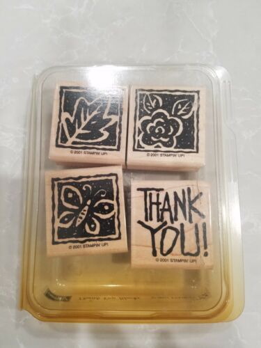 2001 Retired Stampin Up 4  Stamps Retired NEW RETIRED - $2.97