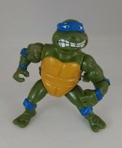 1990 Playmate TMNT Teenage Mutant Ninja Turtles Wacky Action Leonardo Figure  - £3.09 GBP