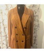Bagatelle Suede Feel Blazer – Luxe Orange, Size L – Bold &amp; Chic! - $956.59 MXN