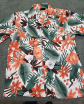 Hawaiian style button up shirt men&#39;s pacific &amp; co size Medium - £9.65 GBP