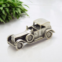 Vintage Italian Handmade Genuine Silver RARE Classic Car Miniature Figurine - £27.64 GBP