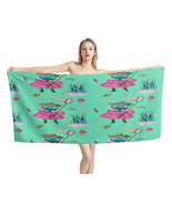 Frog in dress  Beach Towel,Summer Gift ,Bath Towel,Pool towel, Vacation ... - $31.33 CAD+