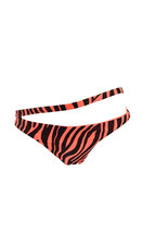 AGENT PROVOCATEUR Womens Bikini Bottoms Tori Zebra Print Pink Size XS - £162.82 GBP