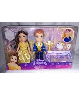 Disney Princess Petite Belle &amp; Prince &quot;Moment of Love&quot; 6&quot; Dolls New - $17.33