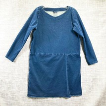 J.Jill Pure Jill Indigo Womens Denim Blue Dress Size Small Petite Casual Comfort - $17.46